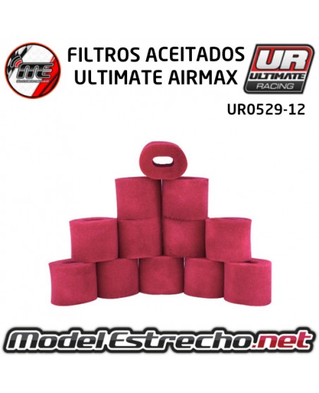 ESPUMAS FILTRO ACEITADOS ULTIMATE AIRMAX (12U.)
