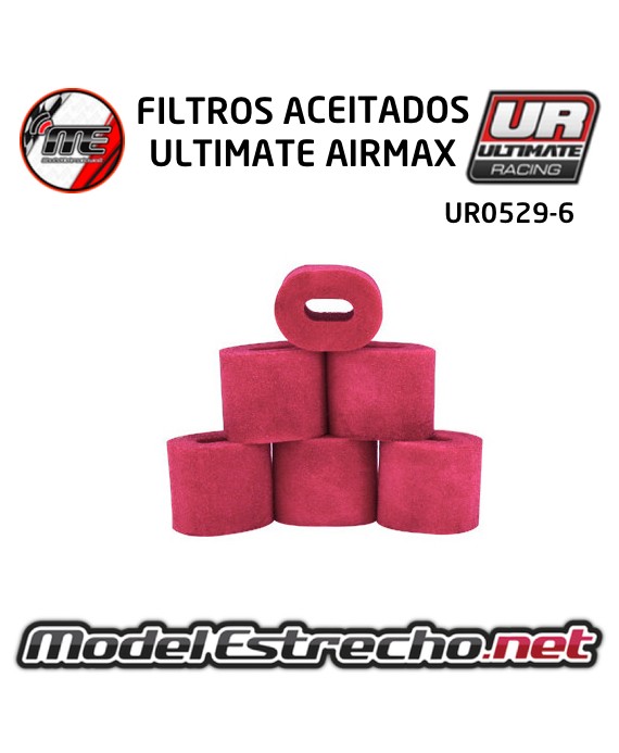 ESPUMAS FILTRO ACEITADOS ULTIMATE AIRMAX (6U.) UR0529-6