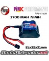 BATERIA RX NIMH 6.0v. 1700 MAH HUMP PINK RUNNER 51x32x31 120gr. PP6-1700H