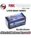 BATERIA RX NIMH 6.0v. 1700 MAH HUMP PINK RUNNER 51x32x31 120gr. PP6-1700H