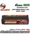 GENS ACE REDLINE 2.0 SERIES 9600MAH 7.6v. 140C HV 2S1P HARDCASE