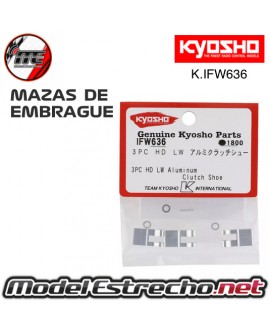 MAZAS DE EMBRAGUE ALUMINIO LW KYOSHO K.IFW636