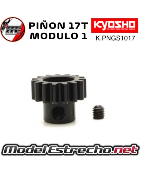 PIÑON 17T MODULO 1 EJE DE 5mm KYOSHO K.PNGS1017