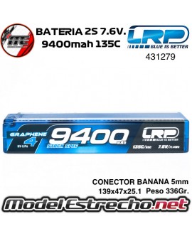 BATERIA LRP 9400MAH 2S 7.6v. 135C GRAPHENE-4 HV LRP431279