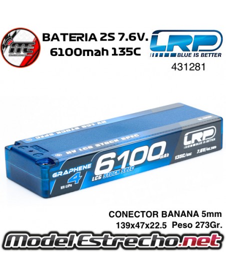 copy of BATEREIA LRP 2S 7.6v. 7400MAH 135C GRAPHENE-4 HV