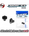 XRAY X4 ALUMINIUM WHEEL HUB (SPRING CLIP) (2u.)