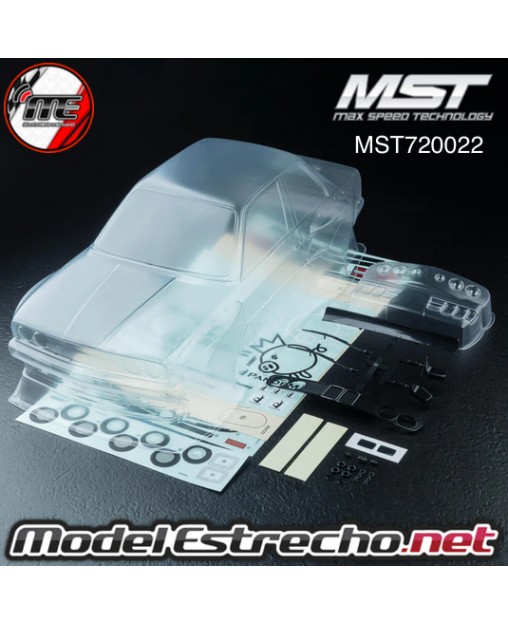 CARROCERIA MST BMW E30RB PANDEM TRASPARENTE MST720022