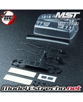 CARROCERIA MST BMW E30RB PANDEM TRASPARENTE MST720022