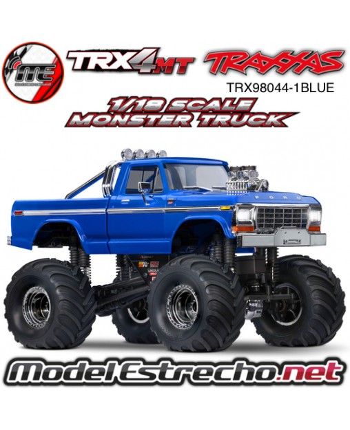 TRAXXAS TRX-4MT FORD F-150 MONSTER TRUCK AZUL