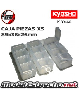 CAJA PARA PIEZAS KYOSHO XS (89x36x26mm) 80466