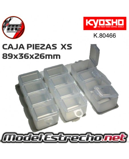 CAJA PARA PIEZAS KYOSHO XS (89x36x26mm) 80466