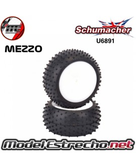 SCHUMACHER CACTUS 1/10 TRASERAS YELLOW PEGADAS