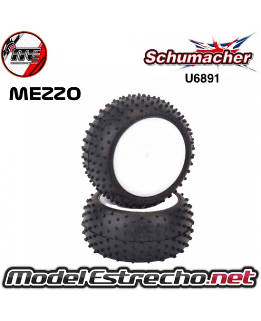 SCHUMACHER CACTUS 1/10 TRASERAS YELLOW PEGADAS