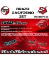 BRAZO DE SERVO ALUMINIO GAS/FRENO SWORKZ SW338079-25