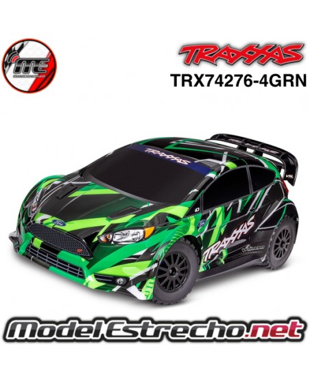 FORD FIESTA ST RALLY VXL GREEN TRAXXAS TRX74276-4GRN