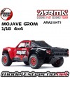 ARRMA MOJAVE GROM DT MEGA 380 BRUSHED 4x4 RTR ROJO/NEGRO