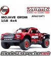 ARRMA MOJAVE GROM 1/18 DT MEGA 380 BRUSHED 4x4 RTR ROJO/NEGRO 
ARA2104T1