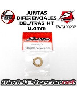 JUNTAS DIFERENCIALES DEL/TRAS HT 0.4mm (3u.)SWORKZ SW610023P