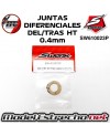 JUNTAS DIFERENCIALES DEL/TRAS HT 0.4mm (3u.)SWORKZ SW610023P