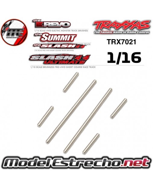 EJES DE LOS TRAPECIOS DEL / TRAS TRAXXAS E-REVO 1/16 TRX7021