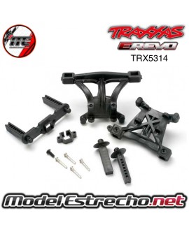 BODY MOUNTS FRONT & REAR TRAXXAS EREVO TRX5314
