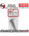 MUELLES TRASERO KYOSHO NEGRO BIG BORE L 10.5x1.6 L 86mm IFS006-10516