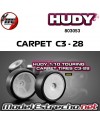 RUEDAS HUDY 1/10 TC CARPET C3-28 (4U.)