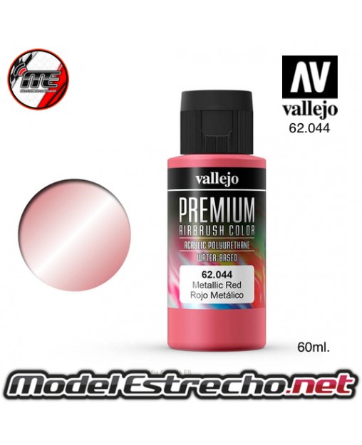 VALLEJO PREMIUM ROJO METALICO 60ML 044 62044