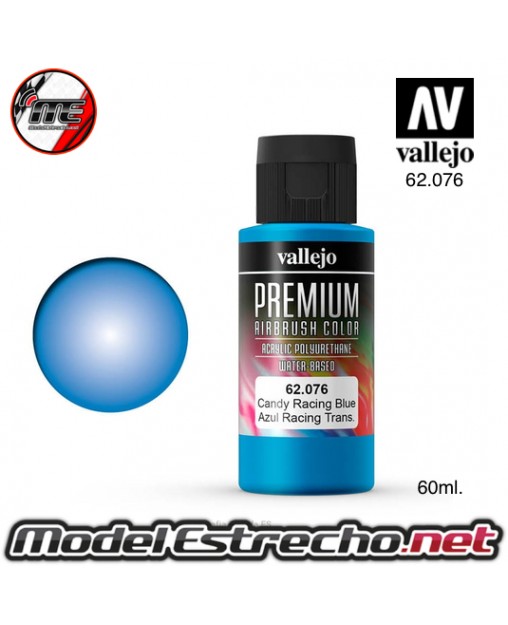 VALLEJO PREMIUM AZUL RACING CANDY 60ML 076 62076