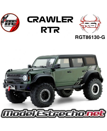 COCHE CRAWLER PRO RUNNER 1/10 RGT86130 WATERPROOF VERDE RTR RGT86130