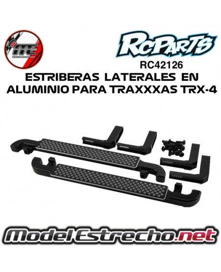 ESTRIBERAS LATERALES EN ALUMINIO PARA TRAXXAS TRX-4  RC42126