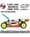 LOSI 1/24 MICRO-B 2WD BUGGY RTR GRIS LOS00007T2