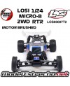 LOSI 1/24 MICRO-B 2WD BUGGY RTR GRIS LOS00007T2