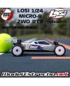 LOSI 1/24 MICRO-B 2WD BUGGY RTR GRIS LOS00007T2