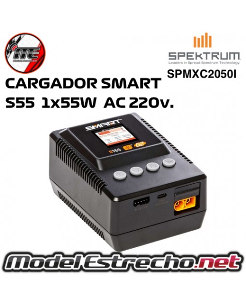 CARGADOR SPEKTRUM SMART S55 G2 1x55W AC 220v.