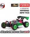 KYOSHO MINI-Z MB010 RTR 4WD INFERNO MP9 TKI3 ROSA/VERDE K.32093PGR