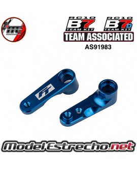 FT STEERING BELLCRANKS BLUE ALUMINIO  AS91983