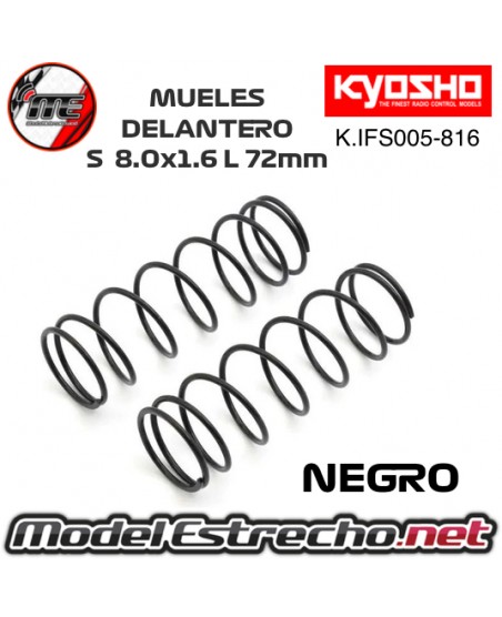 KYOSHO MUELLES TRASERO GRIS BIG BORE MP9