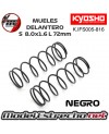 KYOSHO MUELLES TRASERO GRIS BIG BORE MP9