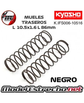KYOSHO MUELLES TRASERO GRIS BIG BORE MP9
