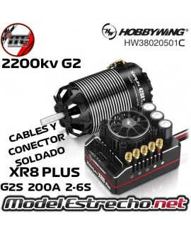 HOBBYWING XERUN XR8 PRO G2S COMBO 4268 2200KV OFF-ROAD
HW38020501C