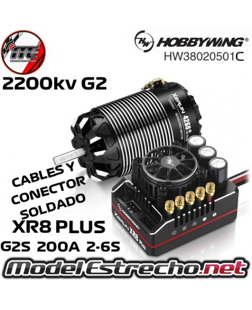 copy of HOBBYWING XERUN XR8 PRO G2 COMBO 4268 2200KV OFF-ROAD