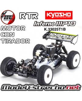 KYOSHO INFERNO MP10 1/8 RC NITRO RTR T1 RED KE21SP CON TIRADOR K.33025T1B