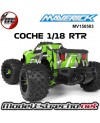 MAVERICK ATOM 1/18 4WD ELECTRI TRUCK VERDE MV150503