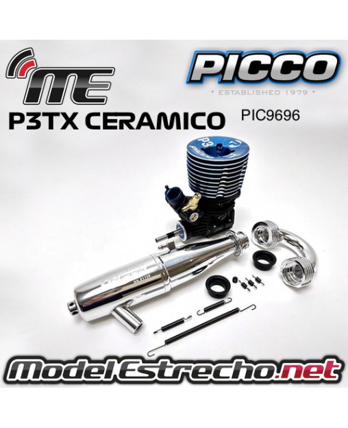 COMBO PICCO P3TX OFF ROAD ENGINE .21 RODAMIENTO CERAMICO ESCAPE EFRA 2135 PIC9696