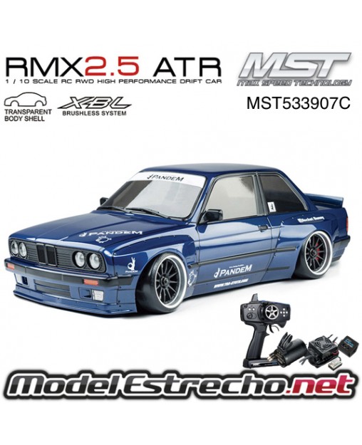 MST RMX 2.5 RWD 1/10 DRIFT ATR BRUSHLESS CARROCERIA E30RB BMW M3 CARROCERIA TRANSPARENTE