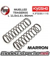 KYOSHO MUELLES TRASERO GRIS BIG BORE MP9