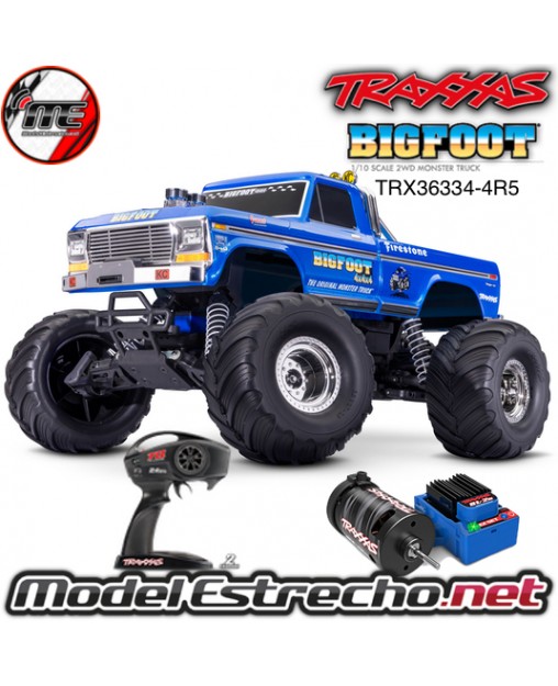 TRAXXAS BIGFOOT 1/10 MOSTER TRUCK MOTOR BRUSHLESS 2S HD TRX36334-4R5