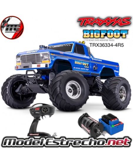 TRAXXAS BIGFOOT 1/10 MOSTER TRUCK MOTOR BRUSHLESS 2S HD TRX36334-4R5