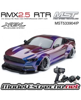 COCHE DRIFT MST RMX 2.5 RWD RTR 1/10 LBMT IRIDESCENTE PURPURA BRUSHLESS MST533904IP
